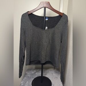 Old Navy Black Crop Top